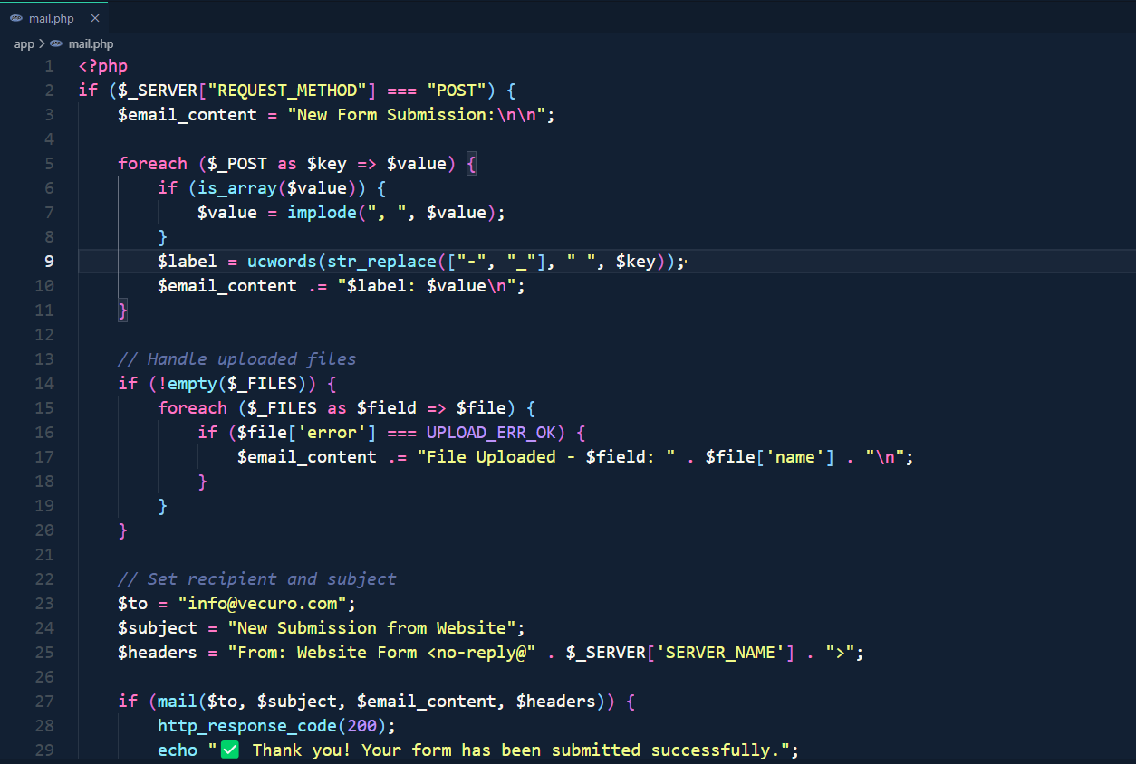 Demo of How To Change Menu Links
